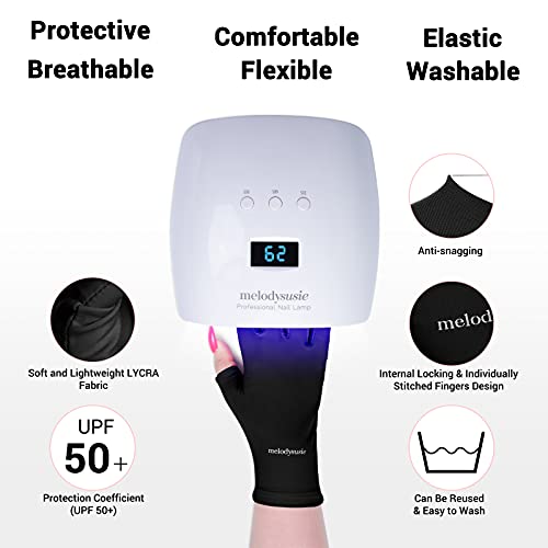 Lámpara ultravioleta MelodySusie de 54 W, para uñas, secado
