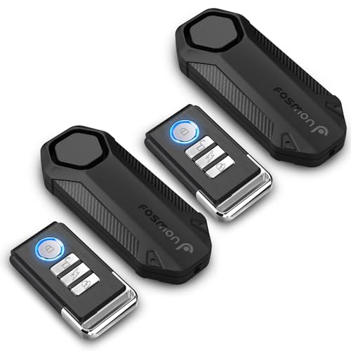 Fosmon Alarma de bicicleta de 113 db con control remoto (paq
