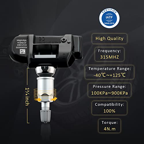 Marsflex Sensor TPMS compatible con Mercedes Benz SMART AMG