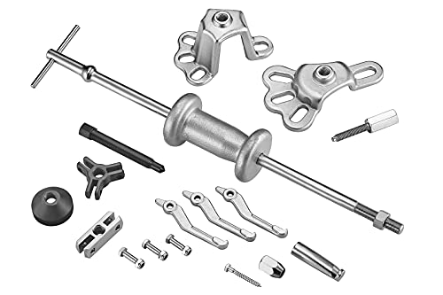 Juego de extractor de martillo deslizante de 9 vías