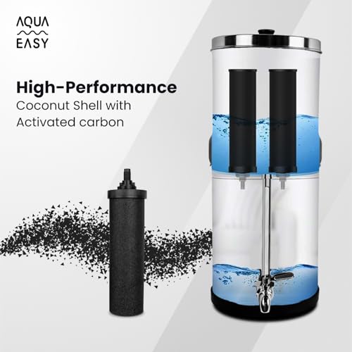 AquaEasy BB9 - Vela de filtro de agua de carbón activado (2