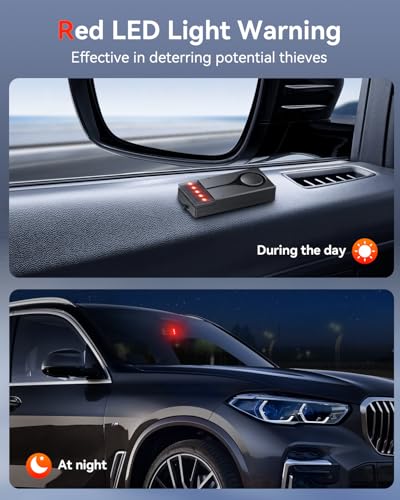 ELECTOP - Alarma de vibración antirrobo para automóvil, alar