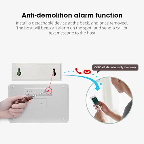 LWOHSI Sistema de seguridad para el hogar, sistema de alarma