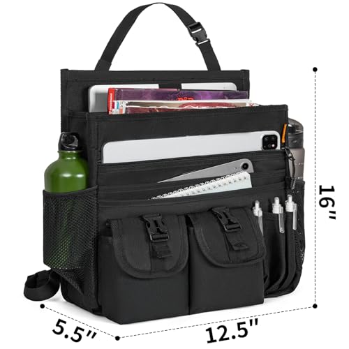 Organizador minimalista para asiento delantero de automóvil,