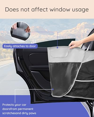 Funda de asiento de automóvil para perro, impermeable, a pru