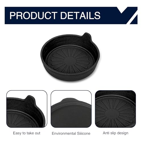 Pack-4 - Posavasos para automóvil, 2.5 pulgadas de identific
