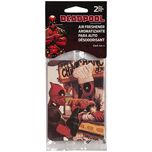Plasticolor 005632R01 Marvel Deadpool Ambientador de 2 lados
