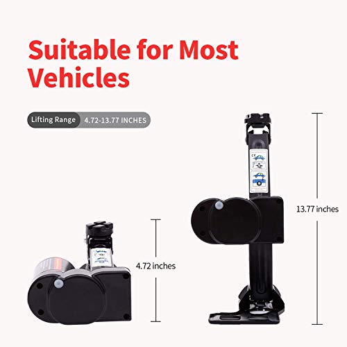 Gato eléctrico para coche – Gato de tijera de coche de 12 V