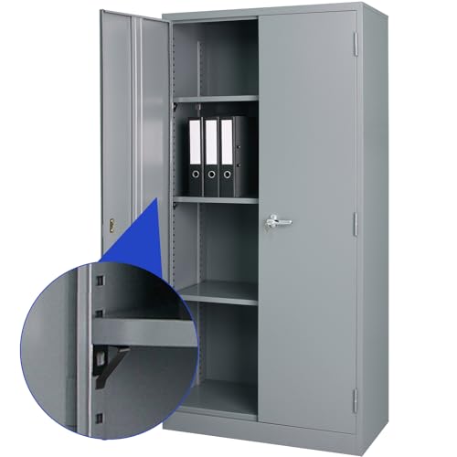 Zonon 12 clips de estante compatibles con gabinetes de metal