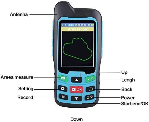 Medidor de cálculo de longitud y área de tierra GPS GLONASS