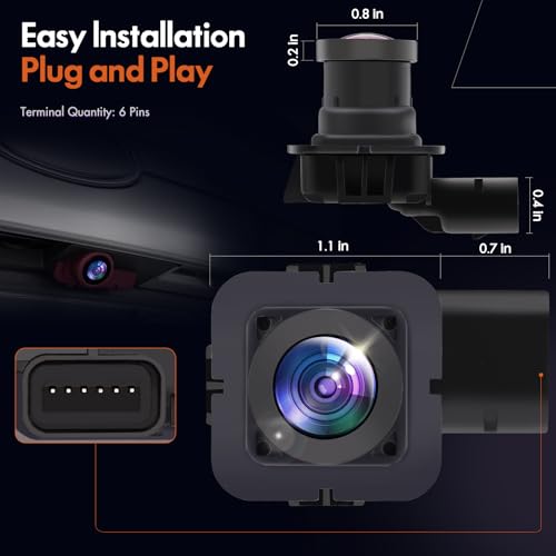 Cámara de visión trasera compatible con Ford Edge 2011 2012