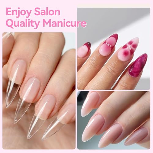 Born Pretty Juego de pegamento deshidratador de uñas y punta