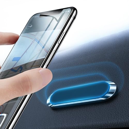 2 soportes magnéticos para teléfono con placas de metal, sop