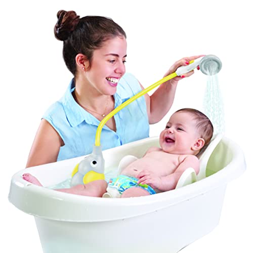YOOKIDOO - Cabeza de ducha para bebé, bomba de agua de elefa