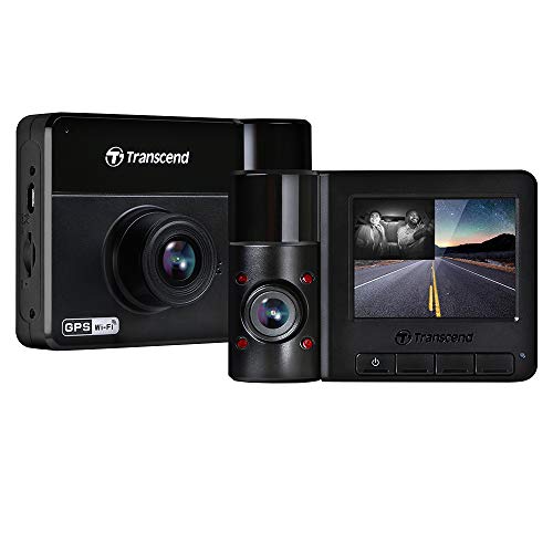 Transcend 64 GB, doble cámara de tablero 2K+1080P delantera