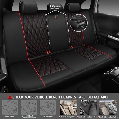 CAR PASS Piping - Juego completo de fundas de asiento de cue
