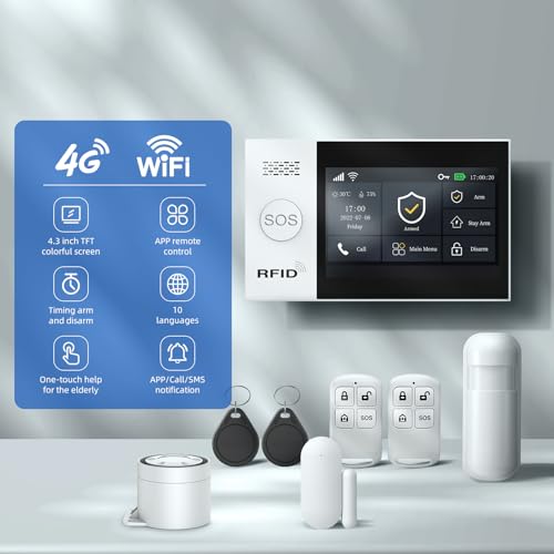 LWOHSI Sistema de seguridad para el hogar, sistema de alarma