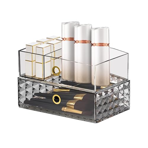 DASITON Organizador de maquillaje, cajones apilables para es