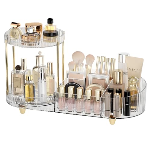 Organizador de maquillaje para tocador, organizadores girato