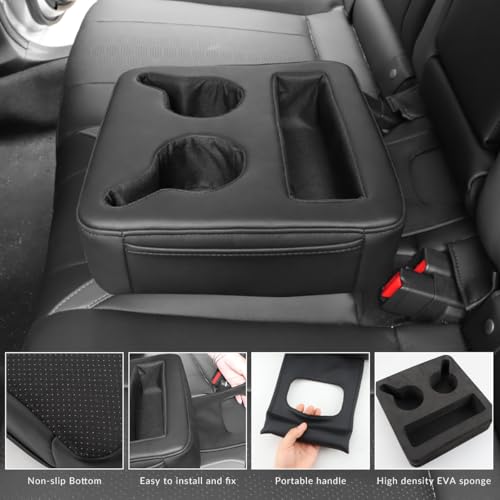 MARCHFA Portavasos para asiento trasero de automóvil, portav