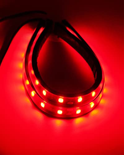 Keiurot Tira de luz LED de 12 V, 12.6 in, impermeable, tiras