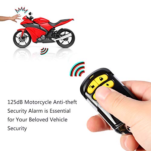 VGEBY Kit de seguridad para motocicleta, sistema de alarma a