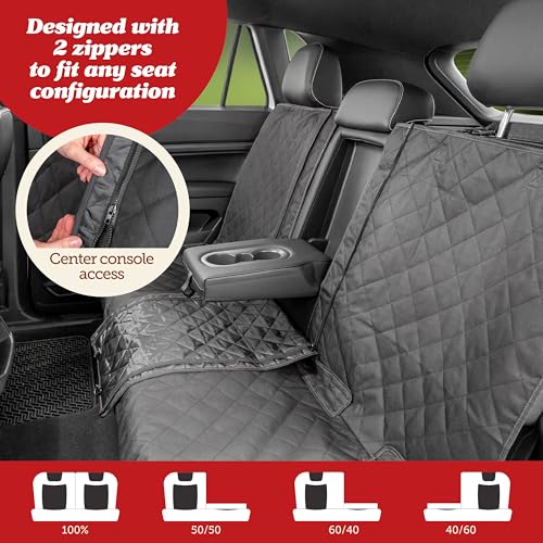 Lusso Gear - Funda para asiento trasero de automóvil para pe