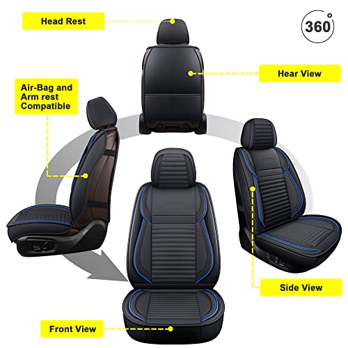LINGVIDO - Fundas de cuero para asiento de automóvil, transp