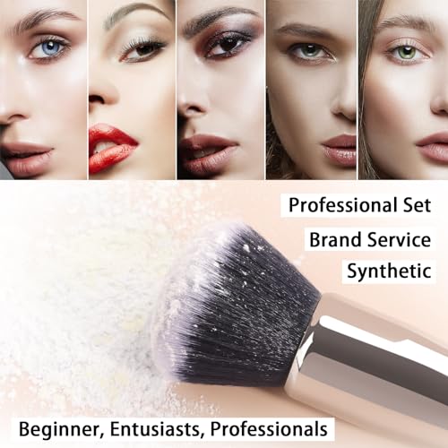 Z'OREYA Brochas de maquillaje, 16 piezas, juego de brochas d
