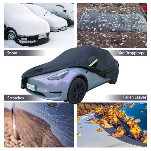 Funda de coche para Tesla Model Y, ajuste personalizado, imp