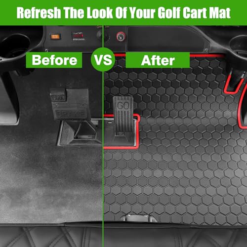 Club Car Precedent - Tapete de cobertura completa para carri