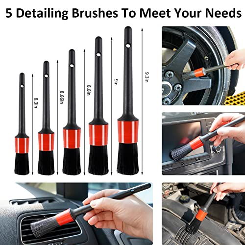 AUTODECO Kit de limpieza de lavado de autos de 30 piezas, ju