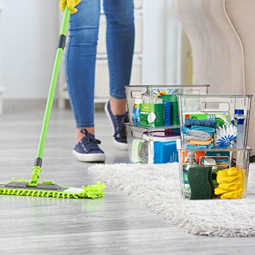 ClearSpace Contenedores de almacenamiento de plástico con ta