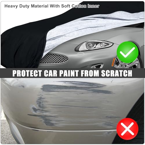 Funda impermeable para automóvil compatible con accesorios J