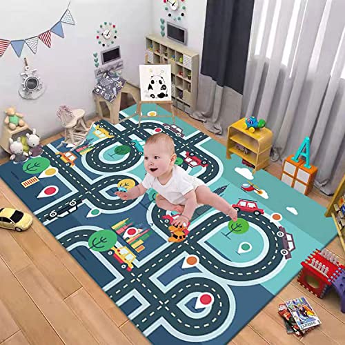 Alfombra de juegos para niños, alfombra de vida urbana ideal