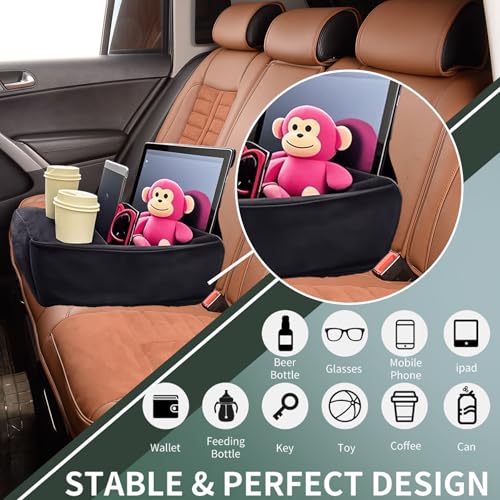 Almohada organizadora de asiento trasero de automóvil, almoh