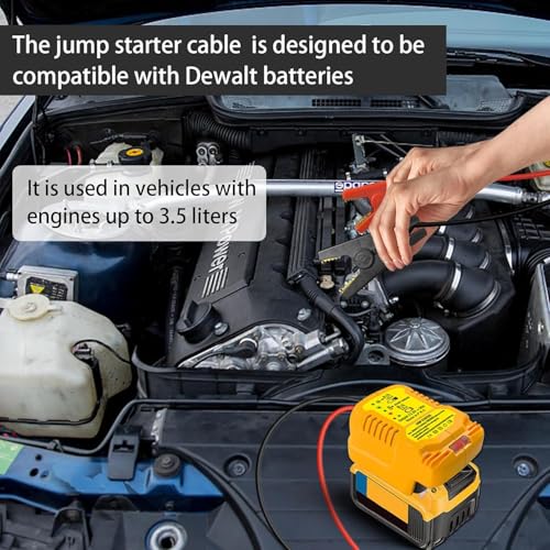 Adaptador de arranque portátil para DeWalt 20V MAX - Cables