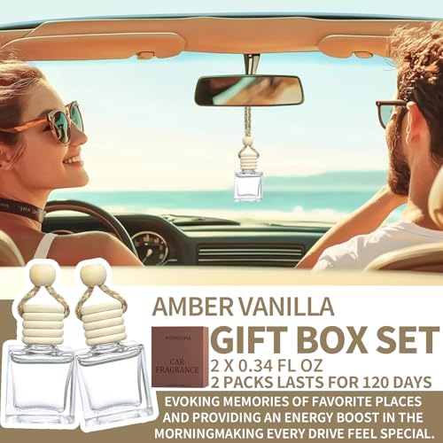Daily Ambientador unisex ámbar vainilla para automóvil, paqu