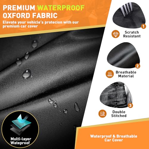 Funda impermeable para automóvil compatible con Jeep Wrangle