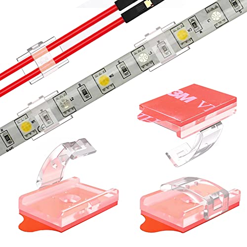 ATB- Soportes de montaje y clips de tira de luz LED de doble
