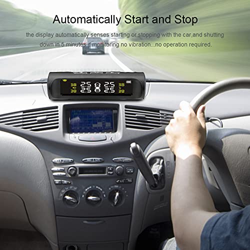 Sistema de monitoreo de presión de neumáticos: monitor TPMS
