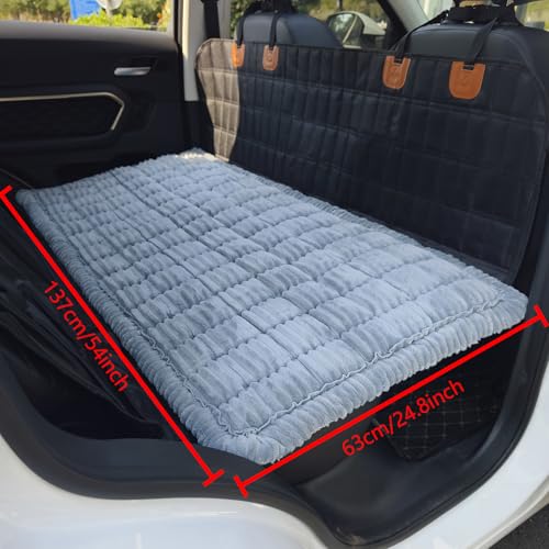 Cama para perro para automóvil, tapete de cama de asiento tr