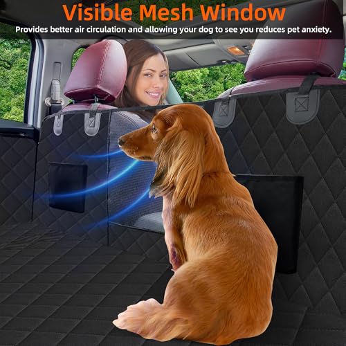Funda de asiento de coche para perro, parte inferior dura, 1