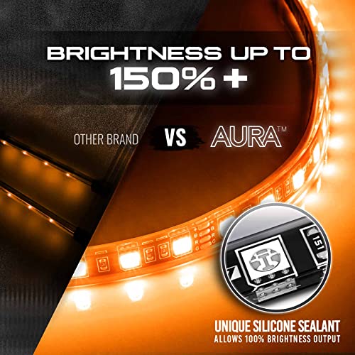 OPT7 Aura - Luces interiores de coche con control remoto, ca