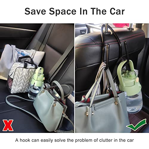 Gancho ajustable para reposacabezas de asiento de automóvil,