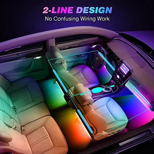 Luces interiores de automóviles dentro de tu automóvil, luce