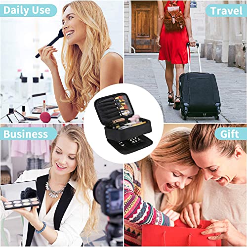 Bolsa de maquillaje DIMJ, Negro), DIMJ