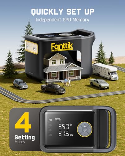 Fanttik Inflador de neumáticos X9 ultra portátil para camion