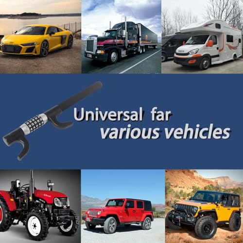 Cerradura para volante de automóvil, combinación de 5 código