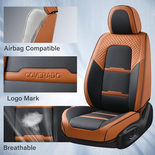 Coverado Juego completo de fundas de asiento de automóvil, 5